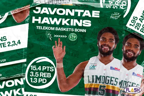 L’ailier/arrière Javontae Hawkins rejoint le Limoges CSP