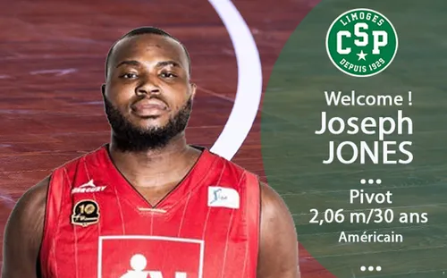 Basket : Joseph JONES signe avec le Limoges CSP