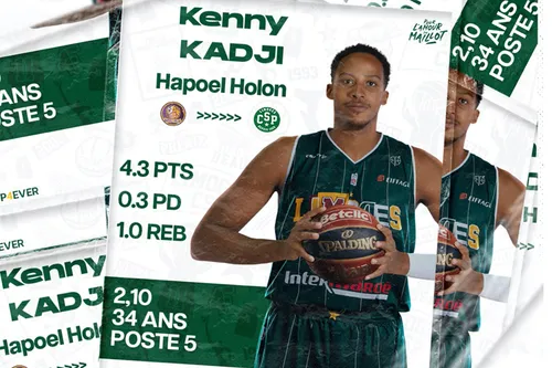 Limoges CSP : Kenny Kadji en remplaçant de Gavin Schilling