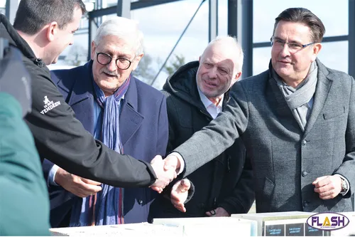 Limoges : pose de la première pierre du nouvel atelier de la...