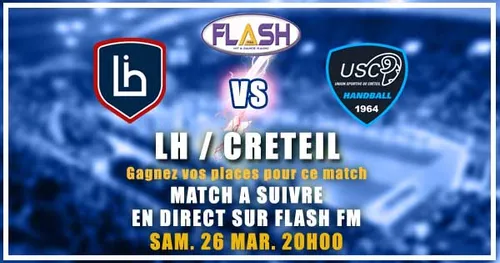 Handball : Gagnez vos invitations pour LH / Créteil
