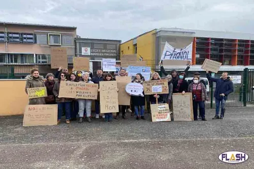 Limoges : Les enseignants du Lycée Professionnel Marcel Pagnol...