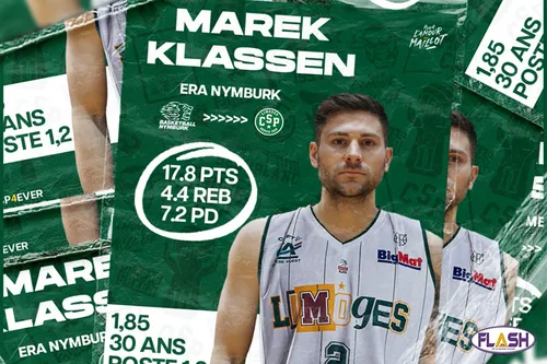 Limoges CSP : Javontae Hawkins remplacé par Marek Klassen