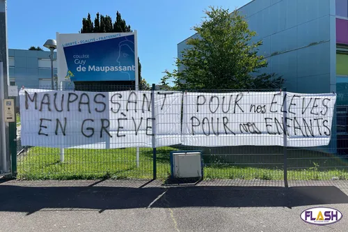 Le collège Maupassant de Limoges fermé pour cause de grève des...