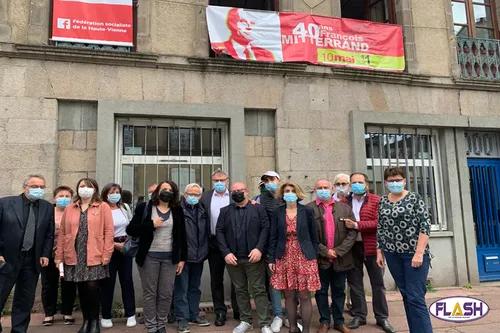 Les socialistes de Haute-Vienne rendent hommage à François Mitterand