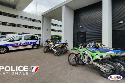 Limoges : 10 motos de cross ayant servi pour des rodéos saisies par...