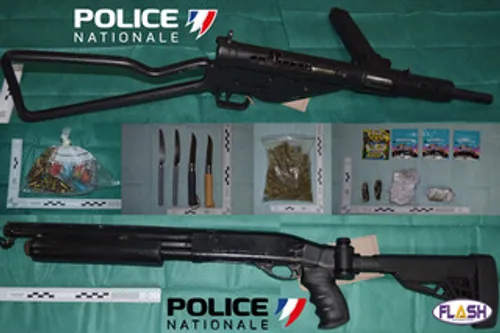 Limoges : Un trafiquant menace de mort sa compagne avec une arme