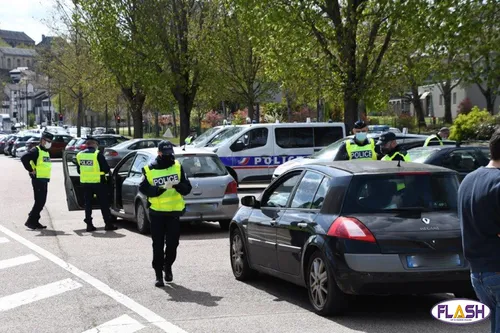 Grosse opération de contrôle de Police de l’attestation dérogatoire