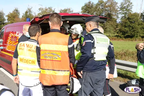 Limoges : choc frontal sur la RN520 entre Family Village et Couzeix