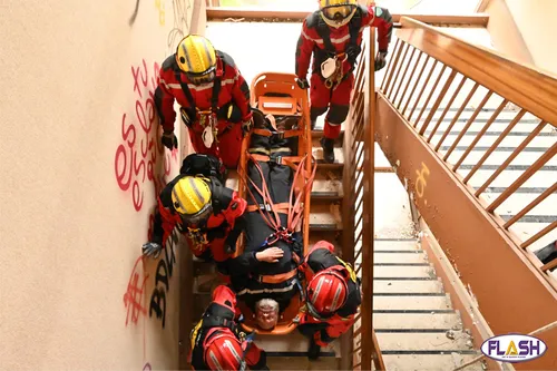 Limoges : manœuvres interdépartementales des sapeurs-pompiers