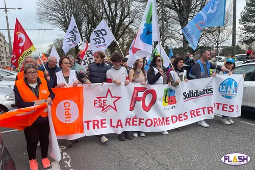Limoges : très forte mobilisation pour la 9e journée contre la...
