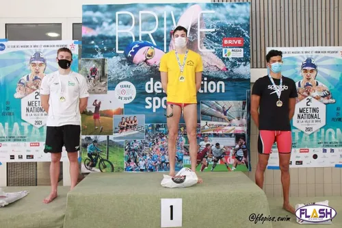 Natation : de belles performances pour le nageur Aixois Swann Plaza