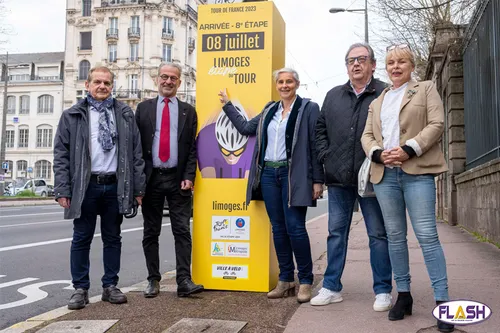 J-100 pour l’arrivée du Tour de France à Limoges