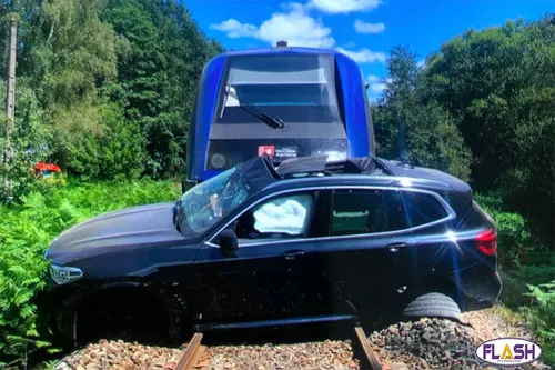 En Corrèze, le TER Ussel - Tulle percute une voiture