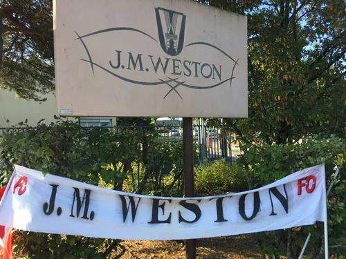 Débrayage ce matin chez Weston