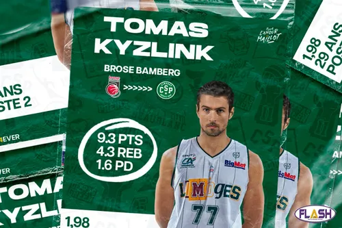 Du renfort pour le Limoges CSP avec l’arrivée de Tomas Kyzlink