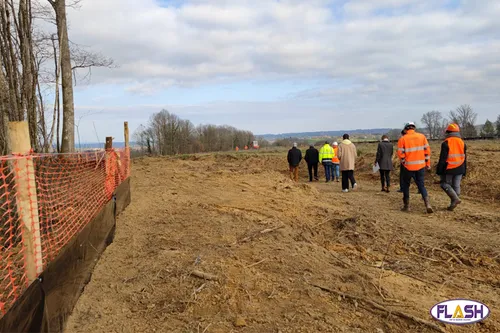 Haute-Vienne : une visite de chantier de la nouvelle liaison...