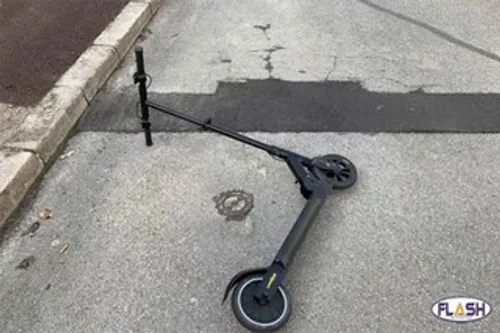 Limoges : Un accident entre une voiture et une trottinette électrique