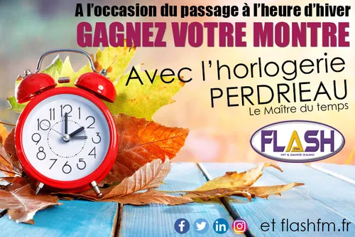 Gagnez votre montre à l'occasion du passage à l'heure d'hiver !