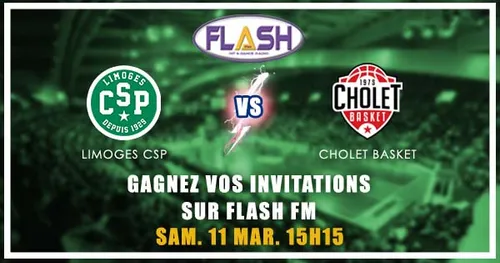 Gagnez vos places pour Limoges CSP / Cholet Basket