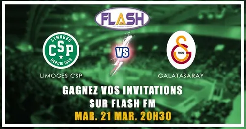Gagnez vos places pour le match Limoges CSP / GALATASARAY