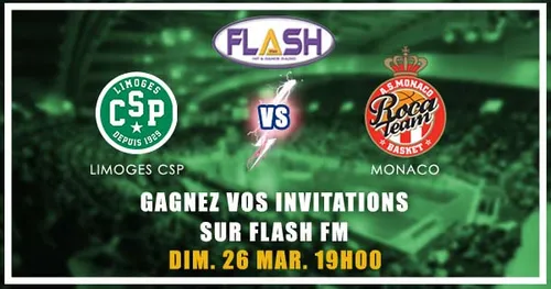 Gagnez vos places pour Limoges CSP / Monaco