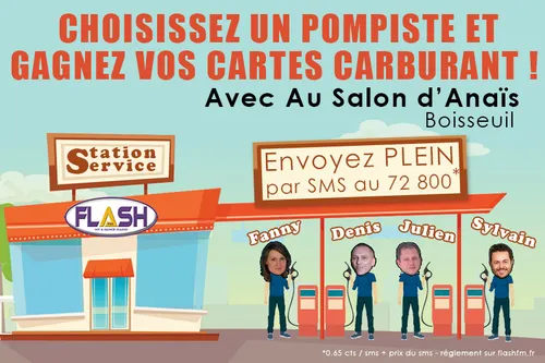 Gagnez votre plein de carburant tous les matins avec Au Salon...