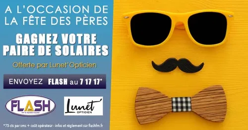 Fête des Pères : Gagnez votre paire de solaires avec Lunet' Opticien