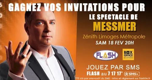 Gagnez vos invitations pour le spectacle de MESSMER !