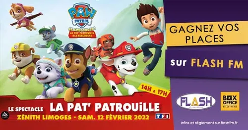 Gagnez vos places pour le spectacle de La Pat'Patrouille