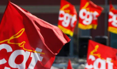 La CGT manifeste à la chocolaterie de Bourgogne