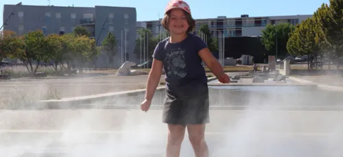 Dijon: Les brumisateurs géants sont en place