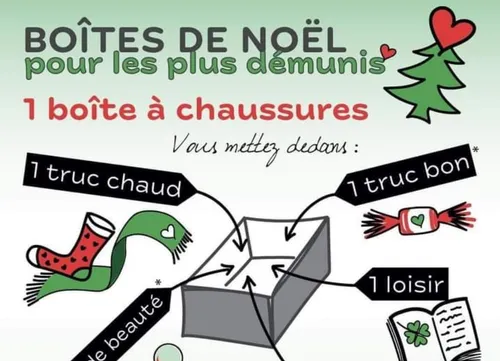 Remplissez des boites à chaussures pour les plus démunis !
