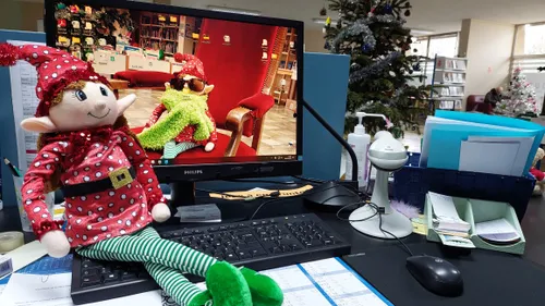 Une Lutine à la médiathèque de Contrexéville (88)