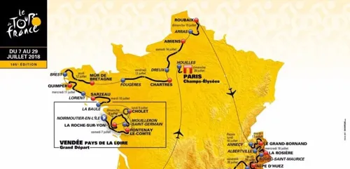 Cyclisme. Le Tour de France 2018 passera bien 4 jours en Bretagne