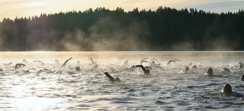 Premier ice-swimming en eau libre