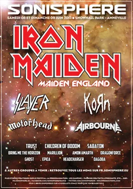 Sonisphere 2013 : l'affiche s'agrandit