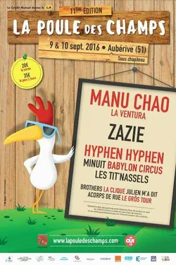 Festival La Poule des Champs 2016 : le report de Sacha !