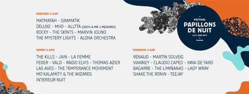 Papillons de Nuit 2017 : le programme complet !