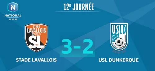 Le Stade lavallois toujours leader de national (vidéo)