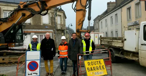 Des travaux jusqu'en Juillet à Chemazé