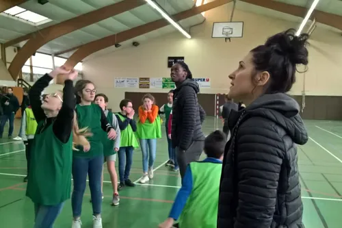 Le Lion d'Angers : rencontre avec des pro du basket pour les...