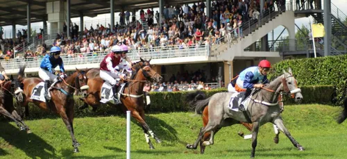 Une belle jounée ensoleillée sur l'hippodrome de Craon