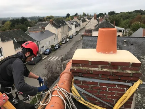 Des alpinistes urbains à Segré contre les choucas