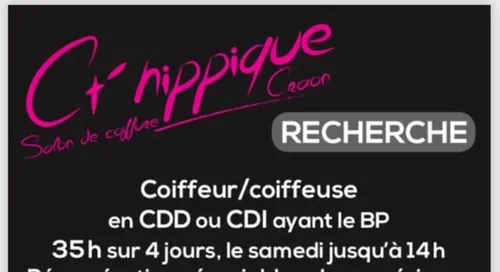Le salon de coiffure CT Hippique recrute