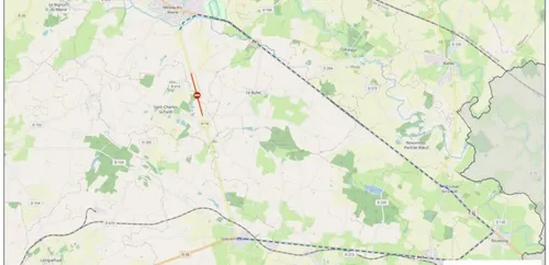 Routes : La D14 coupée entre Meslay-du-Maine et Grez-en-Bouère
