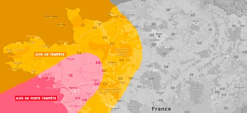 Attention : Forte tempête "Alex" ce Vendredi Matin