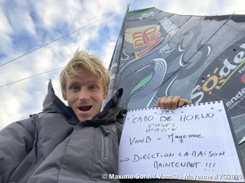 Départ à l'abattée pour Maxime Sorel sur le Vendée Globe : "j'ai...