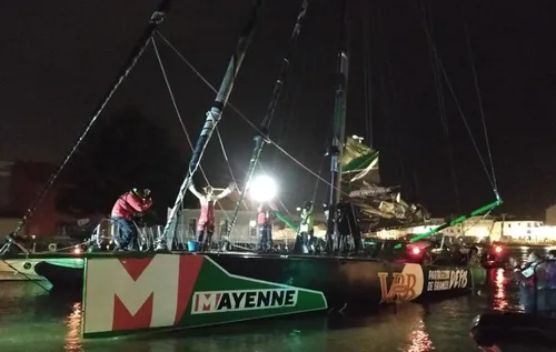 Maxime Sorel et V and B-Mayenne rêvent d'un bateau "100% mayennais"...