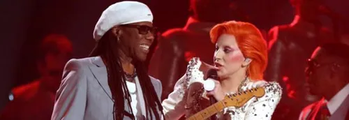 Lady Gaga et Nile Rodgers en studio